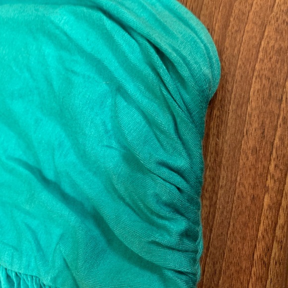 Good quality aqua maxi strapless dress - Picture 5 of 6